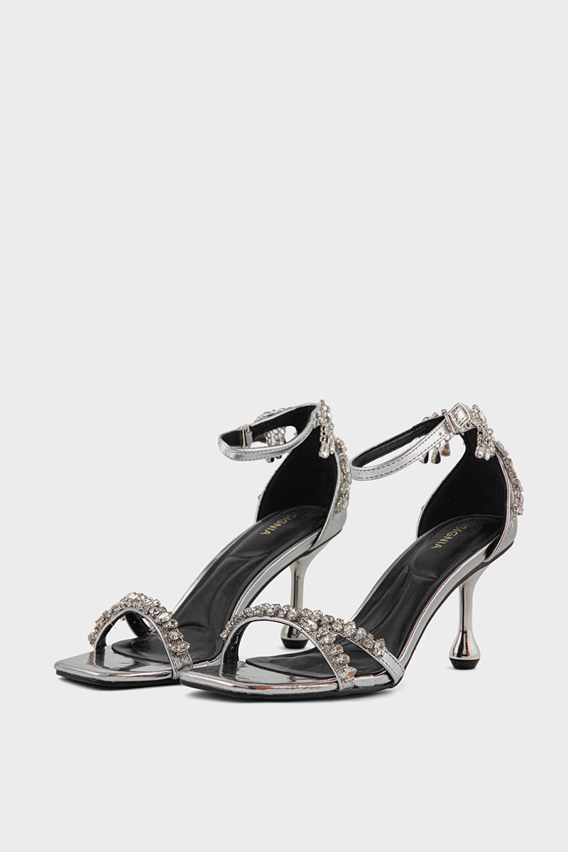 Party Wear Sandal IP2049-Silver