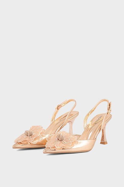Party Wear Sling Back IP4017-Copper