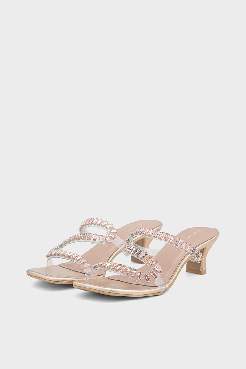 Party Wear Slip On IP0071-Rose Gold