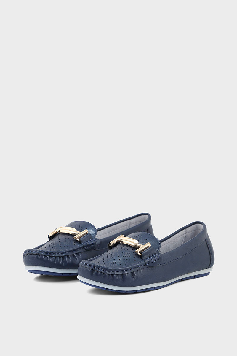 Casual Moccasin I41454-Navy
