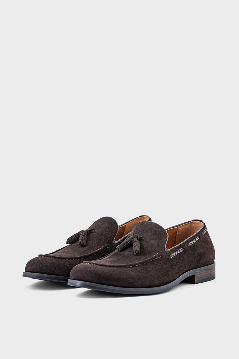 Men Formal Loafers MF7010-Brown