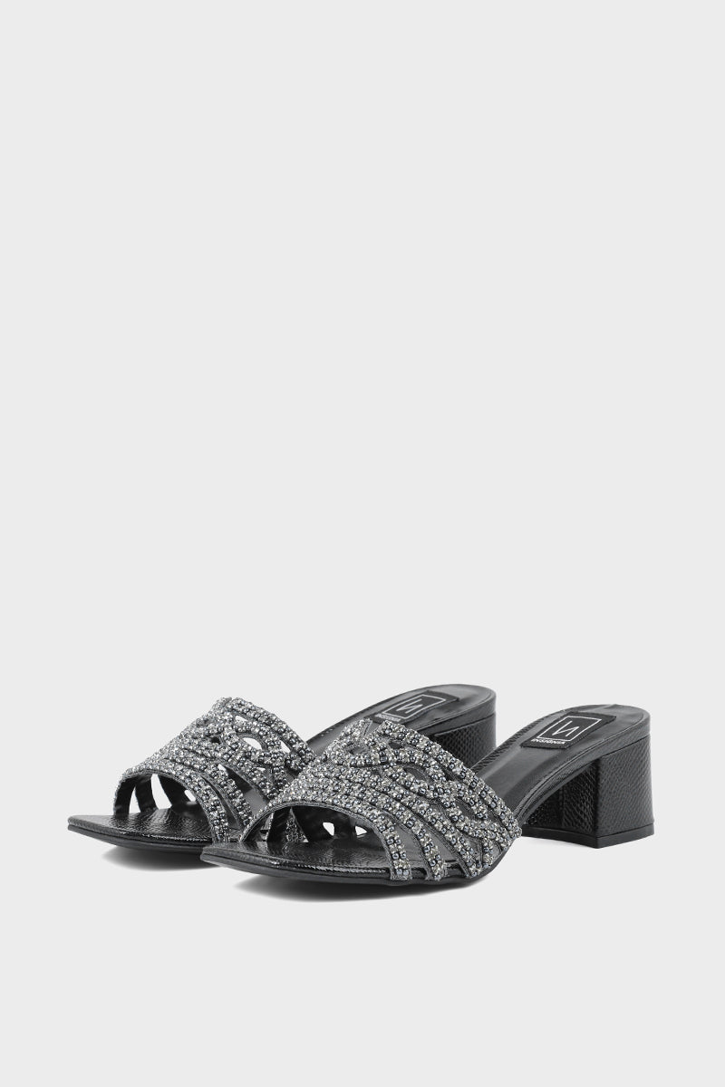 Party Wear Slip On IP0023-Black