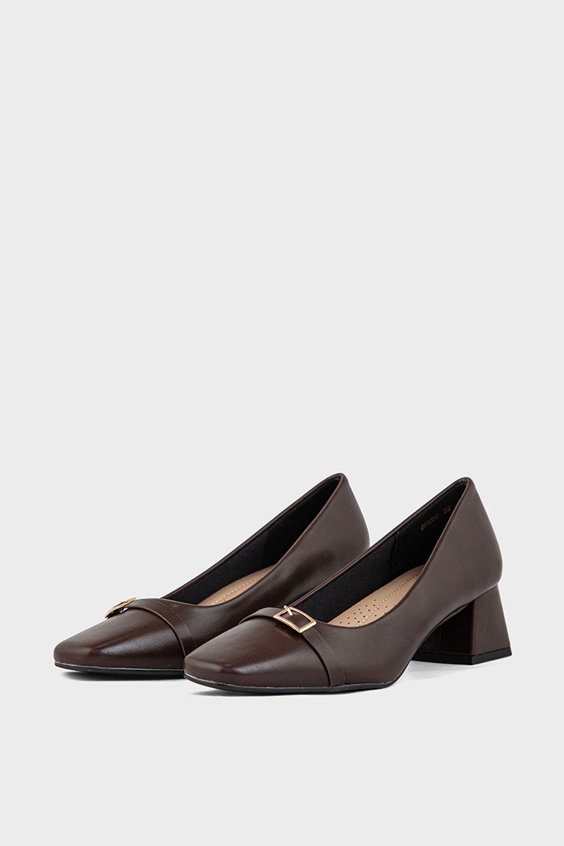 Formal Court Shoes IF5054-Dark Brown