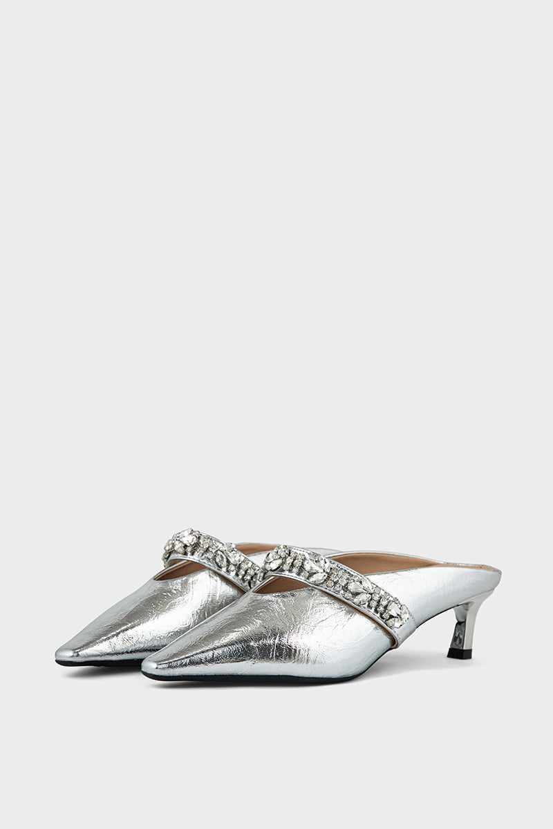 Party Wear Mule IP8511-Silver