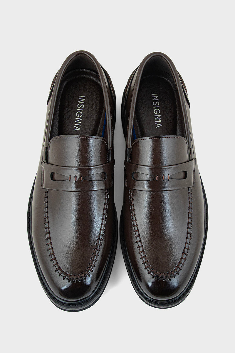 Men Formal Loafers MF7058-Coffee