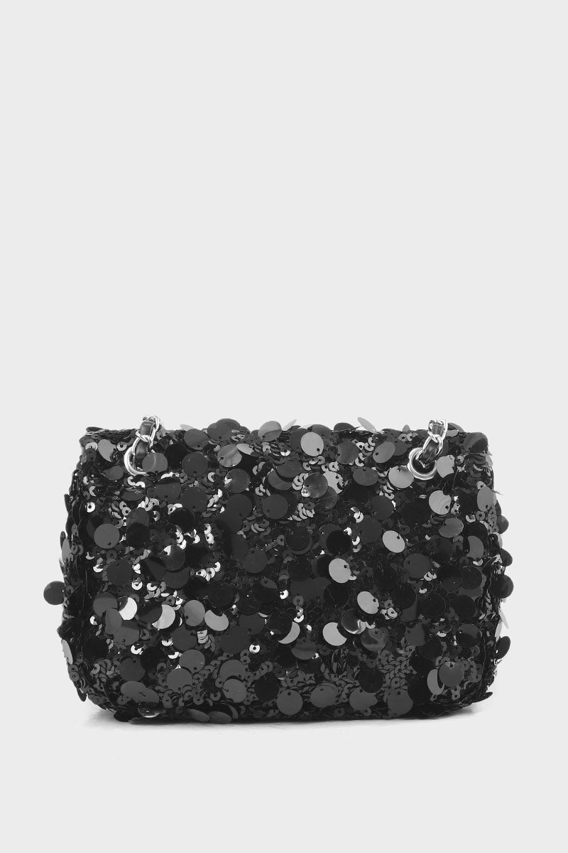 Baguette Shoulder Bags B10533-Black
