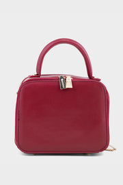 Top Handle Hand Bags BH0075-Maroon