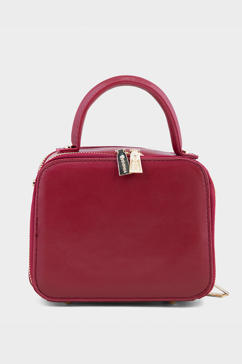 Top Handle Hand Bags BH0075-Maroon