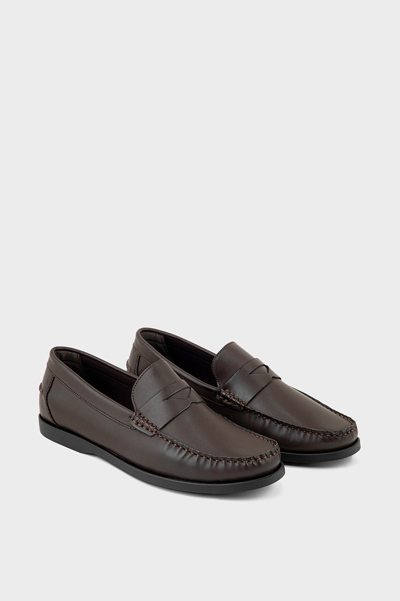 Men Casual Loafers MC7000-Coffee