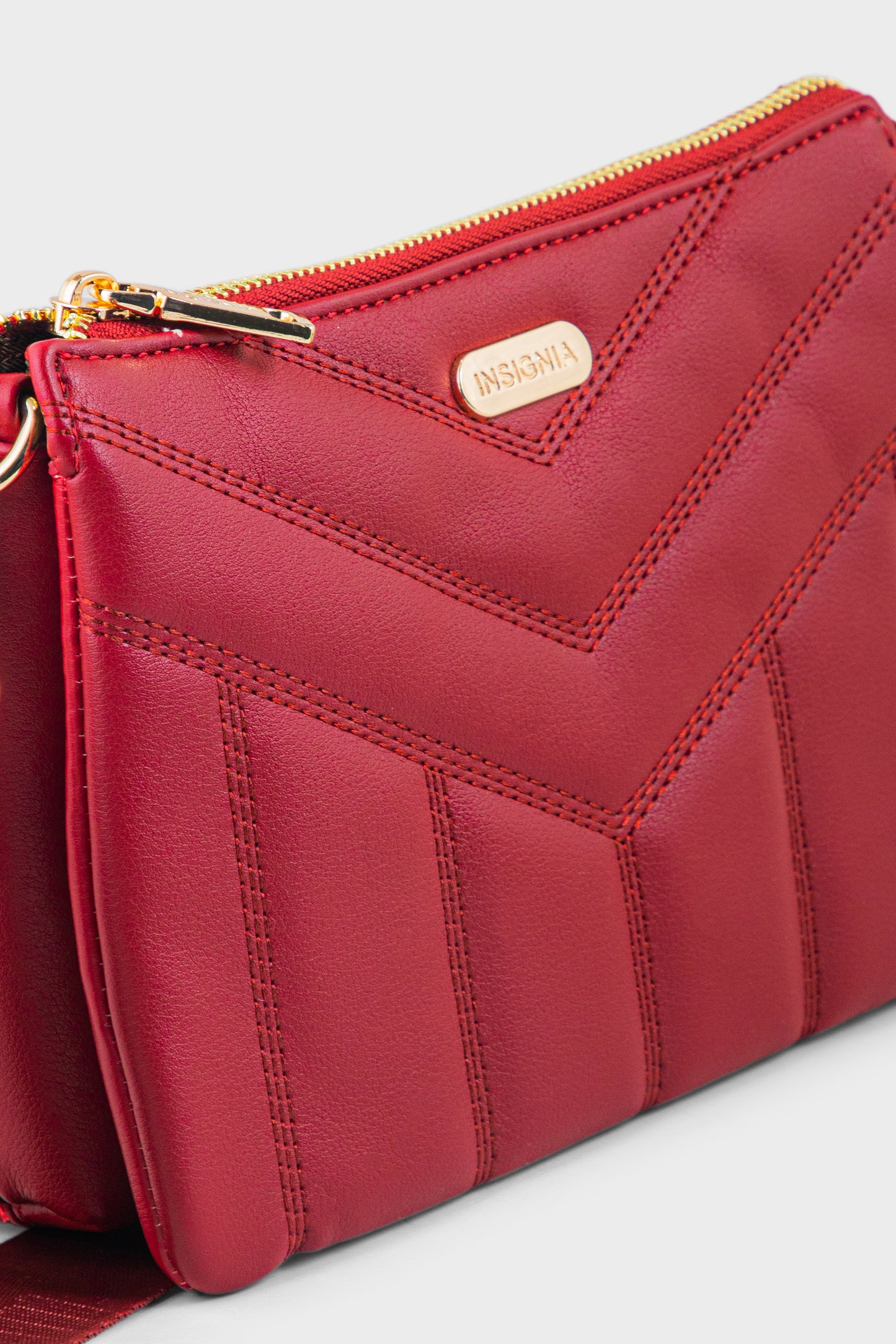Cross Shoulder Bags BS2301-Maroon