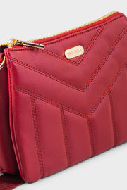 Cross Shoulder Bags BS2301-Maroon