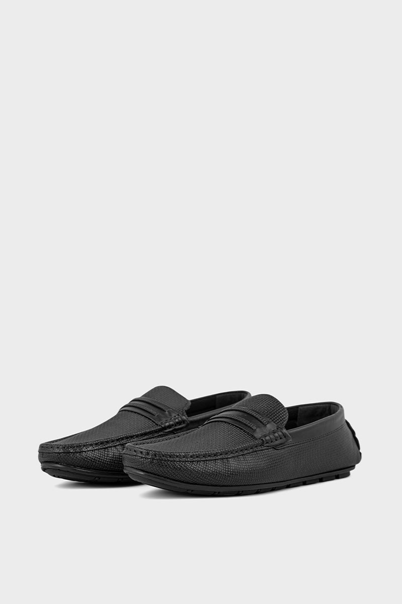 Men Casual Moccasin MC4017-Black