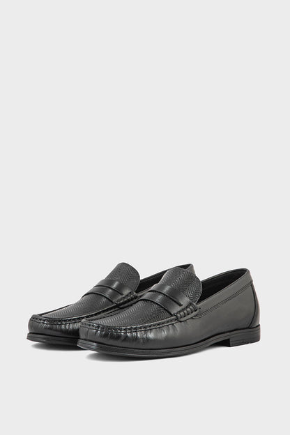 Men Casual Moccasin MF7008-Black