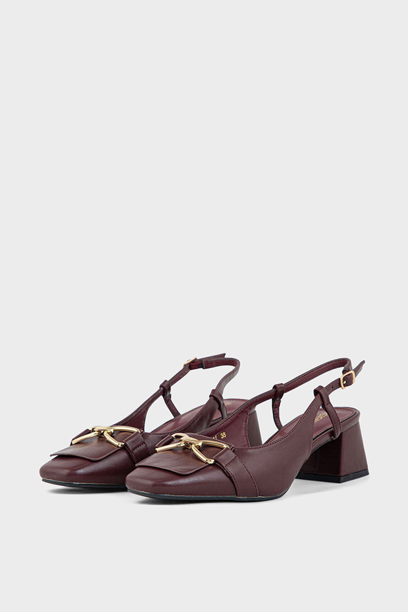 Formal Sling Back IF4041-Maroon