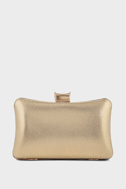 Party Wear Clutch BK4117-Golden
