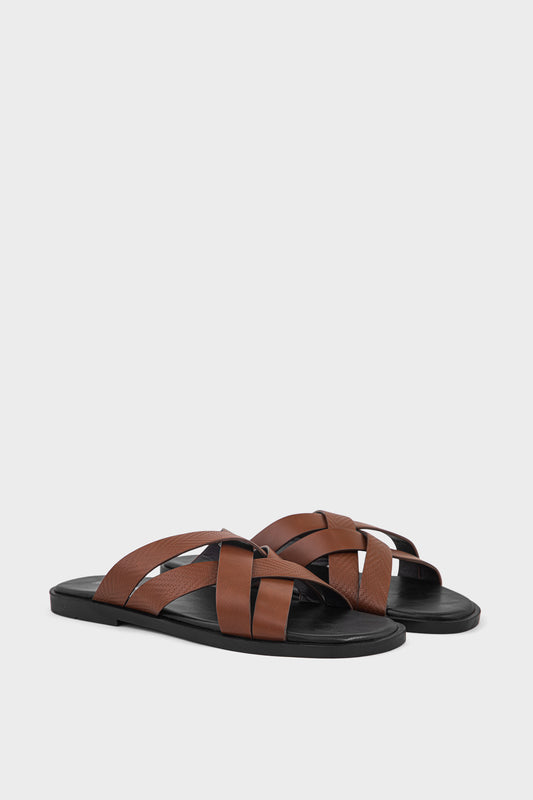 Men Casual Slip On MO1022-Brown