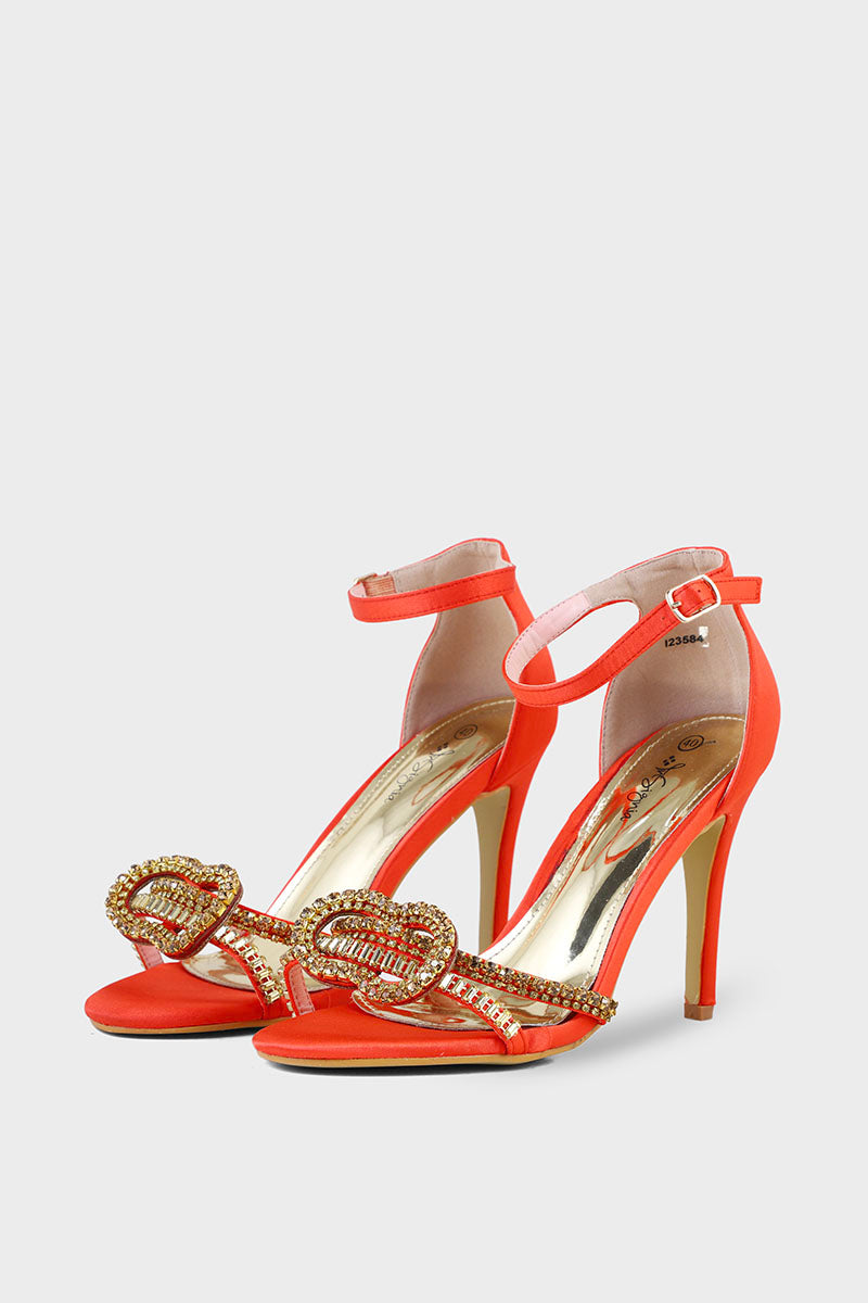 Party Wear Sandal I23584-Red