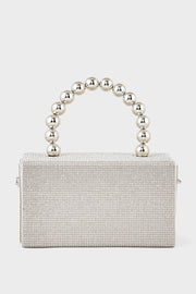 Party Wear Clutch BH0122-Silver