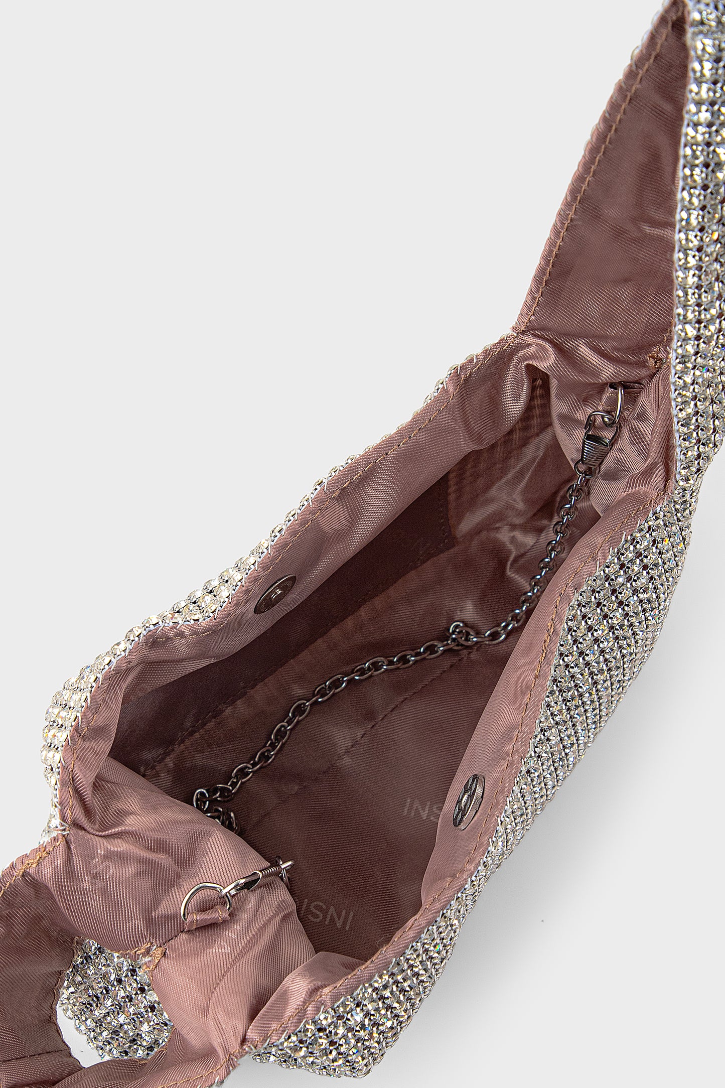 Party Wear Clutch BK4168-Silver