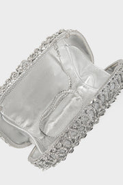 Party Wear Clutch BK4139-Silver