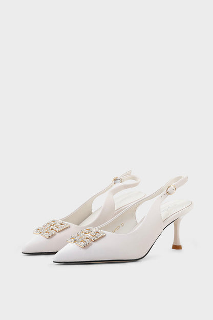 Formal Sling Back I47277-Off White