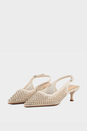 Party Wear Sling Back IP4020-Ivory