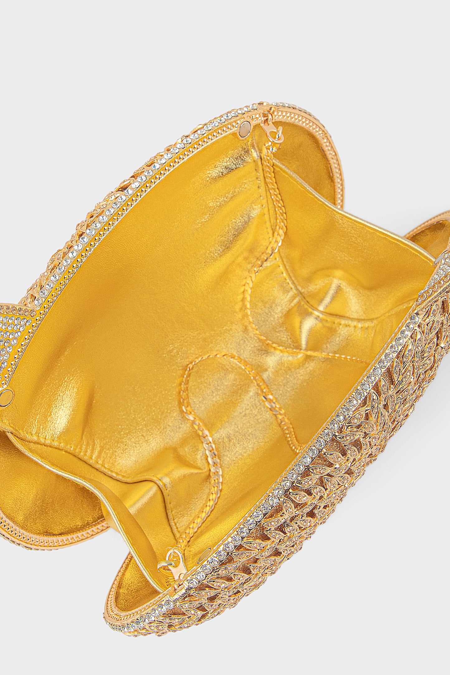 Party Wear Clutch BK4141-Golden