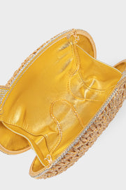 Party Wear Clutch BK4141-Golden