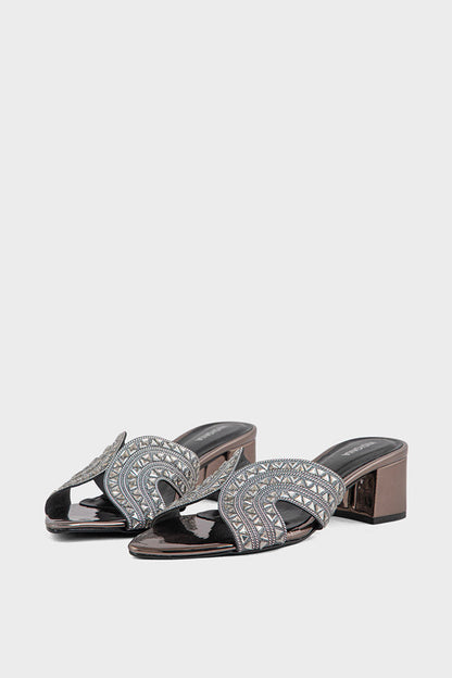 Party Wear Slip On IP0059-Pewter