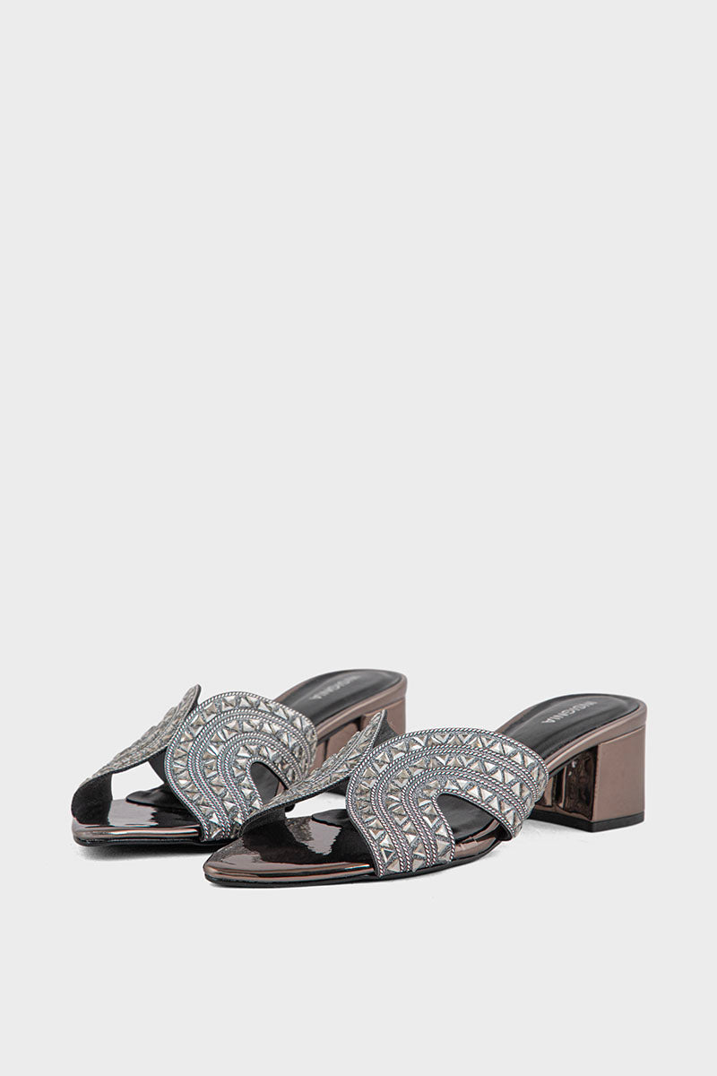 Party Wear Slip On IP0059-Pewter