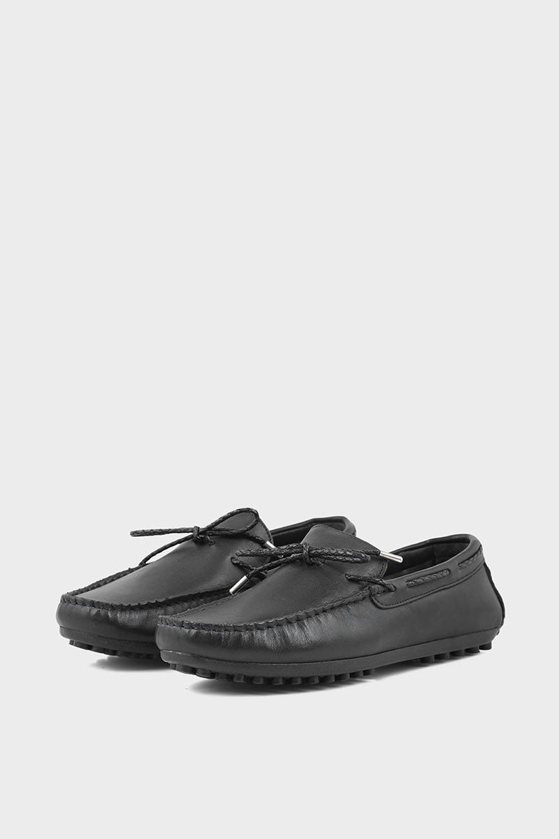 Men Casual Driving Mocs M26083-Black