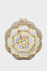 Party Wear Clutch BK4059-Golden