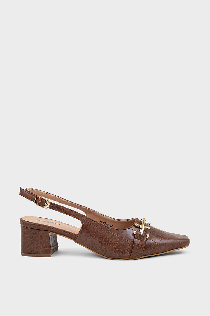 Formal Sling Back IF4066-Brown