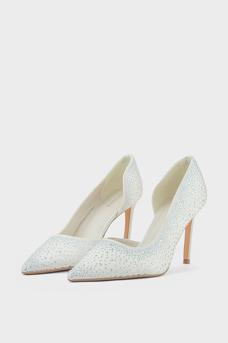 Pary Wear Court Shoes IP5018-Off White