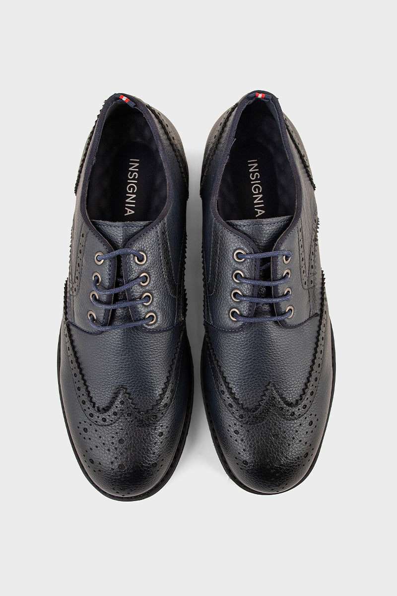 Men Formal Oxford MF8019-Navy