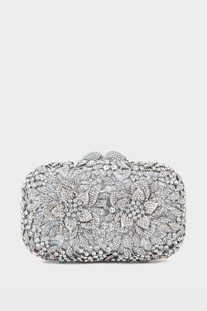 Party Wear Clutch BK4094-Silver