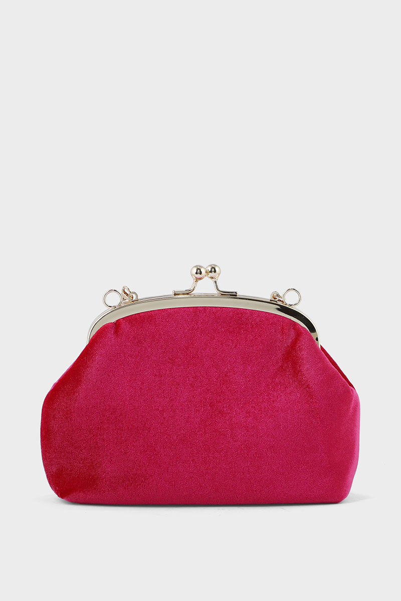 Party Wear Clutch Bk4033-Plum