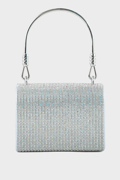 Top Handle Hand Bags BH0044-Silver