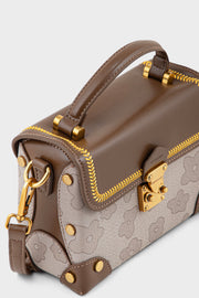 Top Handle Hand Bags BH0228-Brown