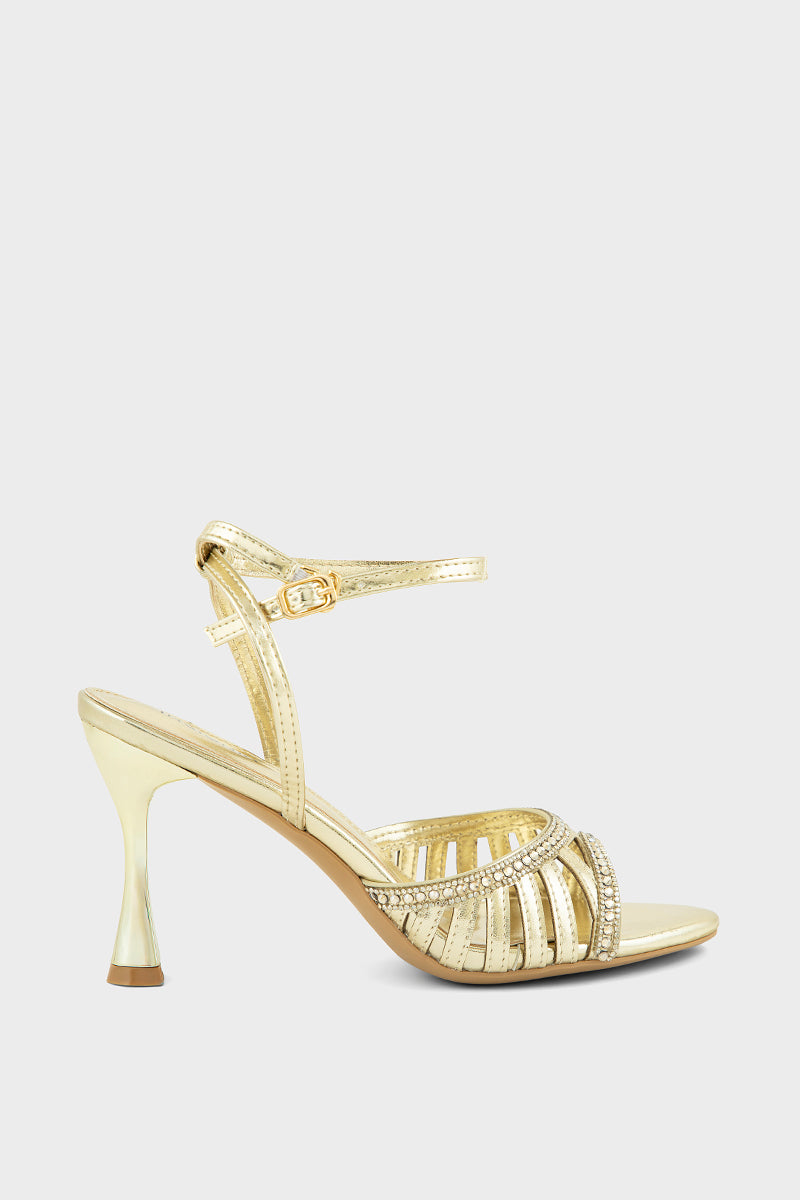 Party Wear Sandal IP2085-Gold