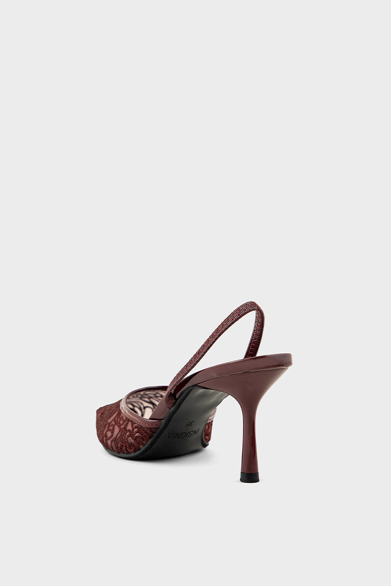 Party Wear Sling Back IP4047-Maroon