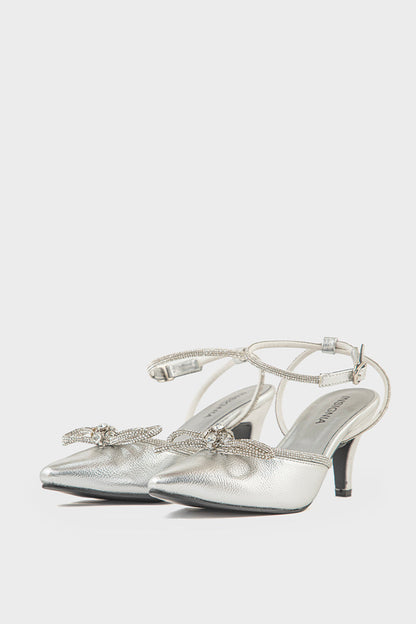 Party Wear Sling Back IP4029-Silver