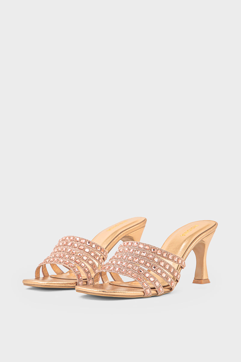Party Wear Slip On IP0092-Rose Gold