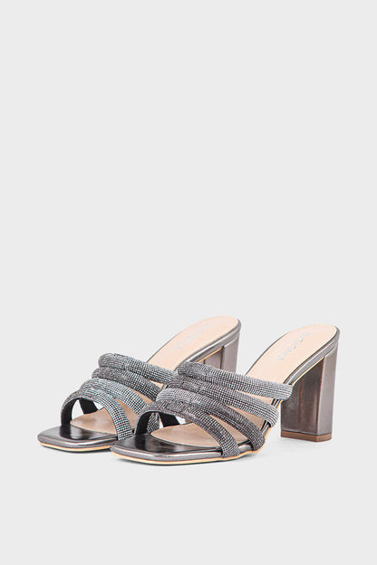 Party Wear Slip On IP0043-Gun Metallic
