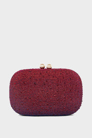 Party Wear Clutch BK4077-Maroon