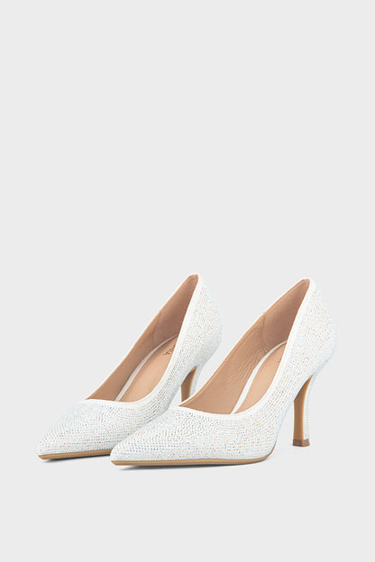 Party Wear Court Shoes IP5022-White