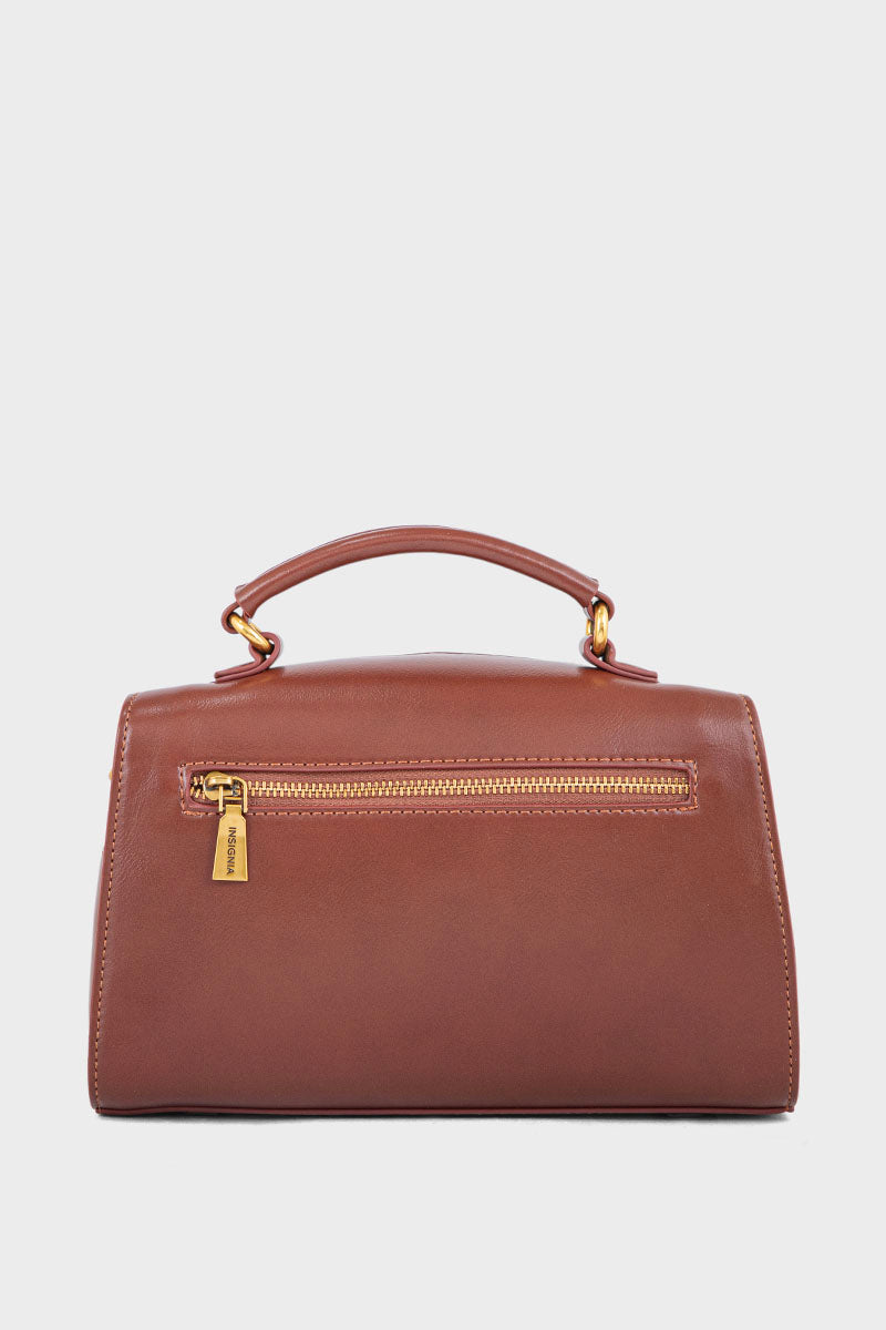 Top Handle Hand Bags BH0088-Brown