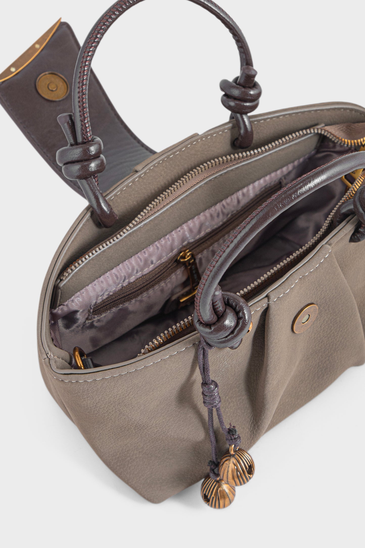Satchel Shoulder Bags BH0182-Grey