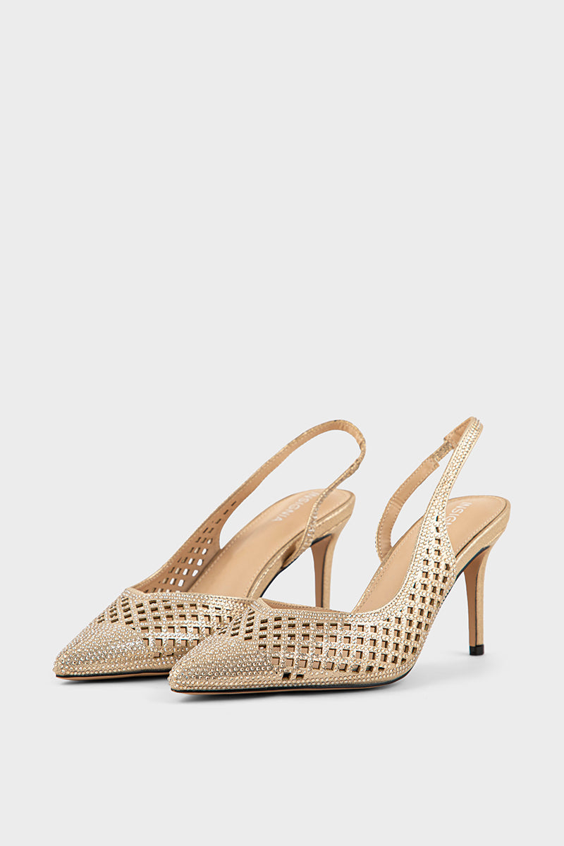 Party Wear Sling Back IP4027-Gold