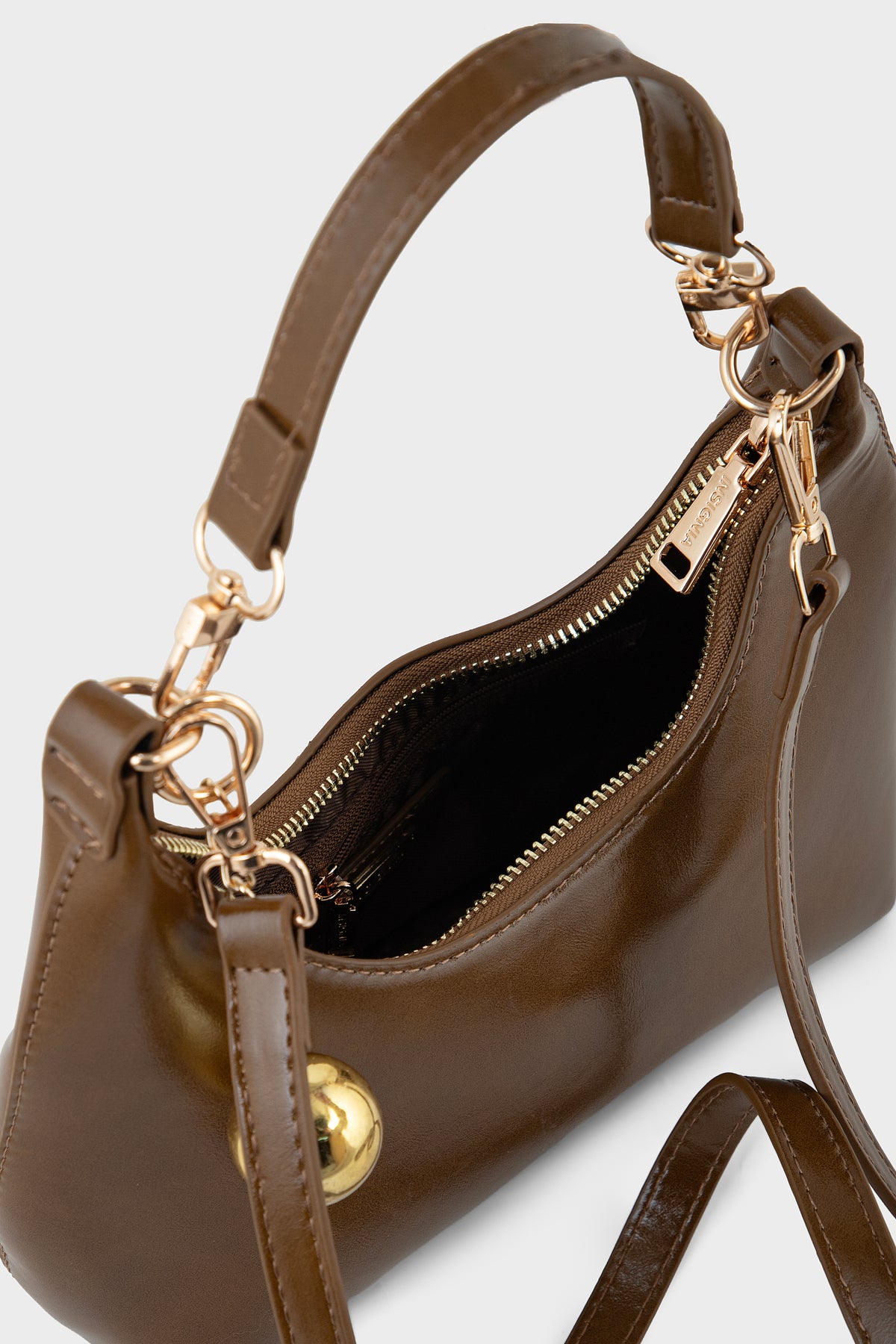 Hobo Hand Bags BS2346-Dark Brown